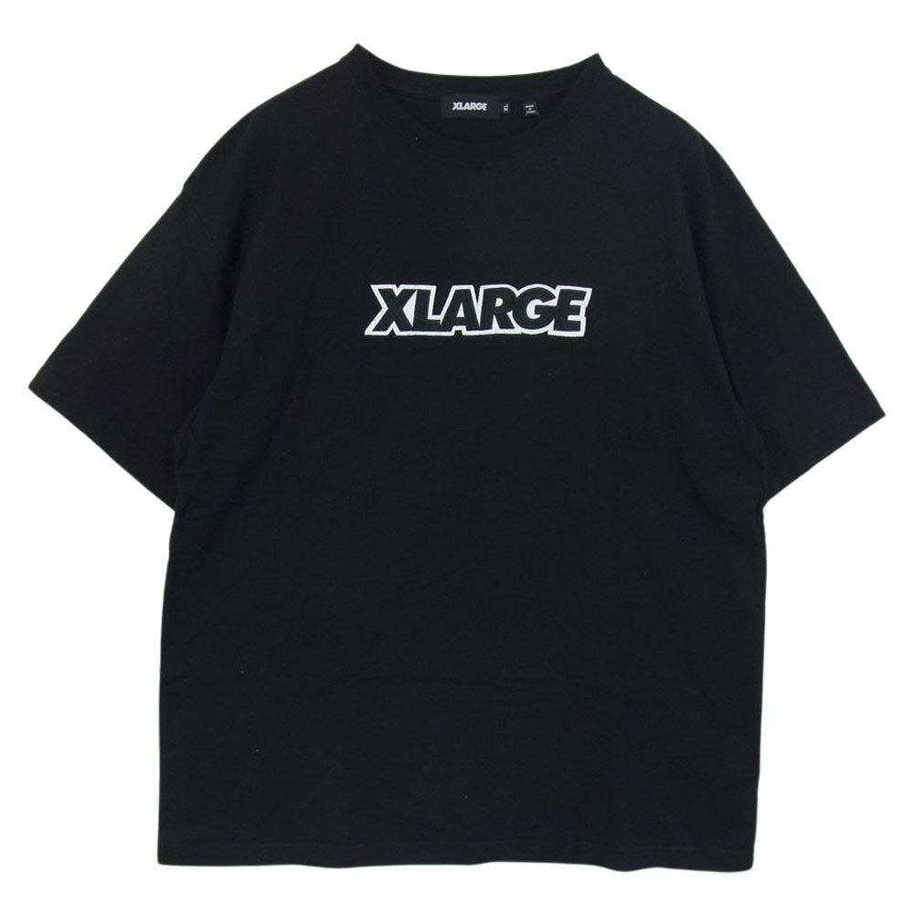 エクストララージ ロゴワッペン 半袖 Tシャツ ブラック系 XL【中古】