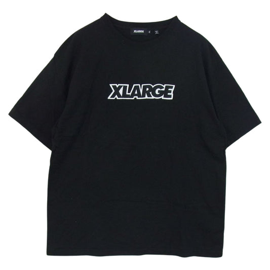 エクストララージ ロゴワッペン 半袖 Tシャツ ブラック系 XL【中古】