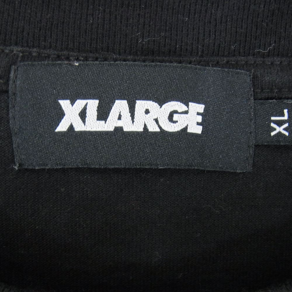 エクストララージ ロゴワッペン 半袖 Tシャツ ブラック系 XL【中古】