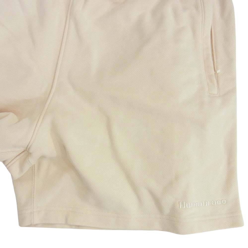 adidas アディダス HB8822 × Pharrell Williams ファレルウィリアムズ スウェット ショーツ ベージュ系 L【中古】