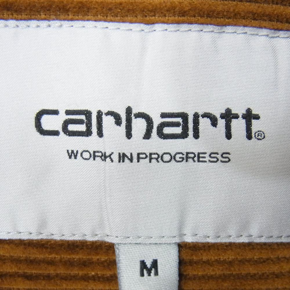 Carhartt カーハート I029442 WIPフリント コーデュロイ 長袖 シャツ ブラウン系 M【中古】