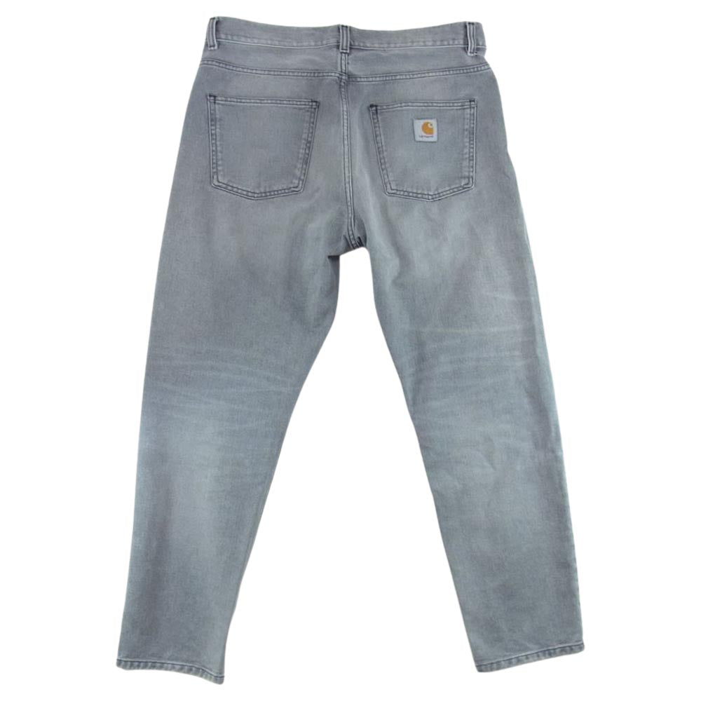 SBMさん専用！Carhartt ライトグレー ワイドレッグデニム Carhartt カーハート I029208 オーガニック コットン デニム パンツ