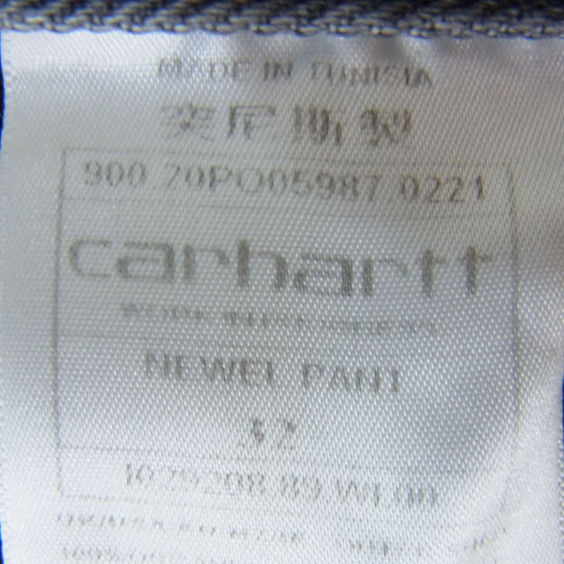 Carhartt カーハート I029208  オーガニック コットン デニム パンツ グレー系 32【中古】
