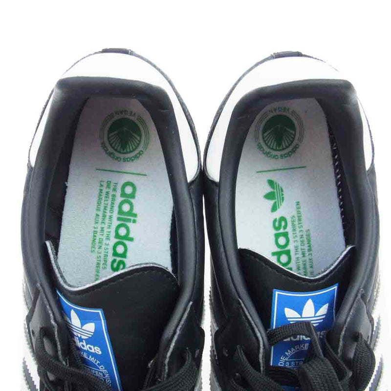 adidas アディダス H01878 SAMBA vegan サンバ ヴィーガン ローカット スニーカー ブラック系 ホワイト系 グレー系 27.5cm【中古】