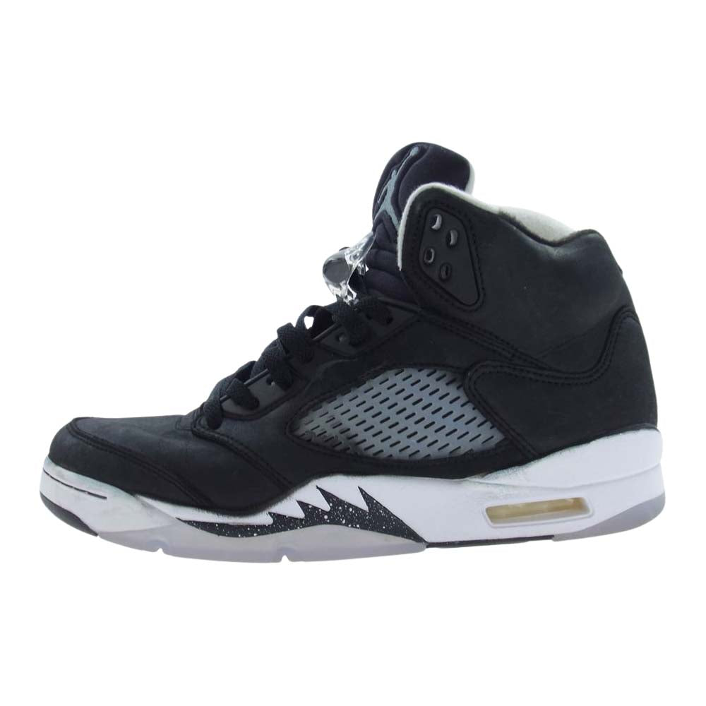 NIKE AIR JORDAN ナイキ ジョーダン CT4838-011 5 RETRO MOONLIGHT レトロ ムーンライト ハイカット スニーカー ブラック系 27cm【中古】