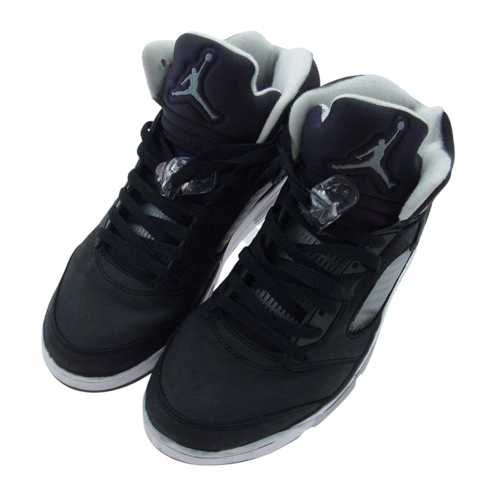 NIKE AIR JORDAN ナイキ ジョーダン CT4838-011 5 RETRO MOONLIGHT レトロ ムーンライト ハイカット スニーカー ブラック系 27cm【中古】