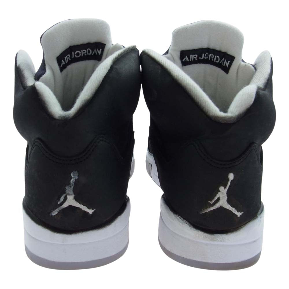 NIKE AIR JORDAN ナイキ ジョーダン CT4838-011 5 RETRO MOONLIGHT レトロ ムーンライト ハイカット スニーカー ブラック系 27cm【中古】