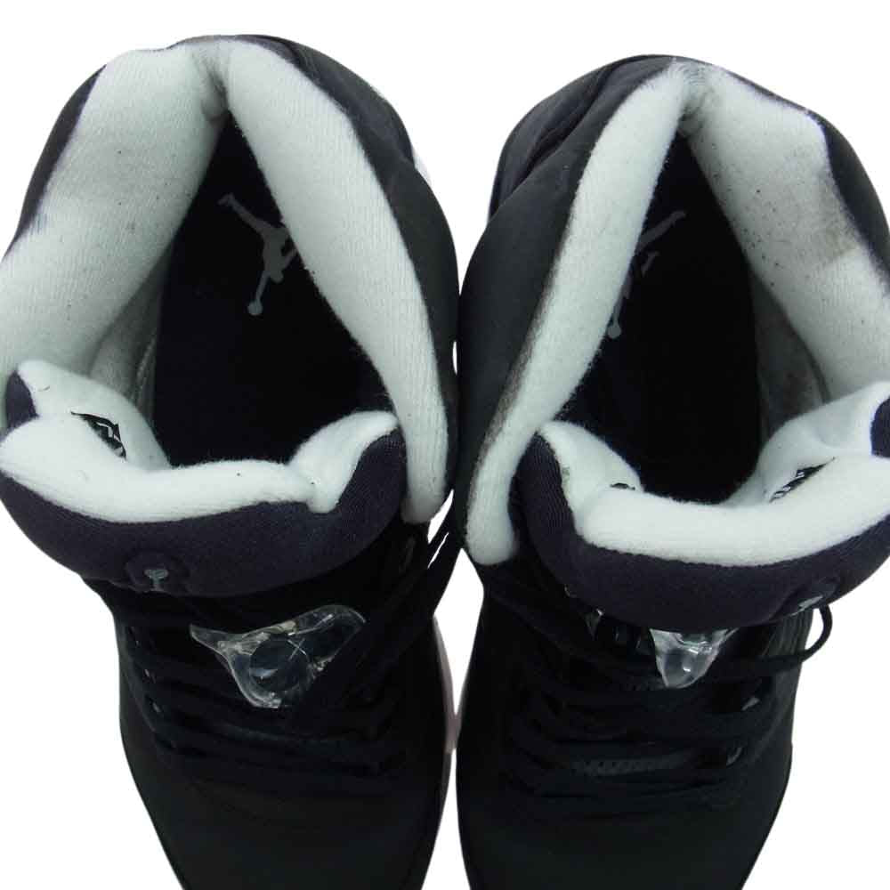 NIKE AIR JORDAN ナイキ ジョーダン CT4838-011 5 RETRO MOONLIGHT レトロ ムーンライト ハイカット スニーカー ブラック系 27cm【中古】