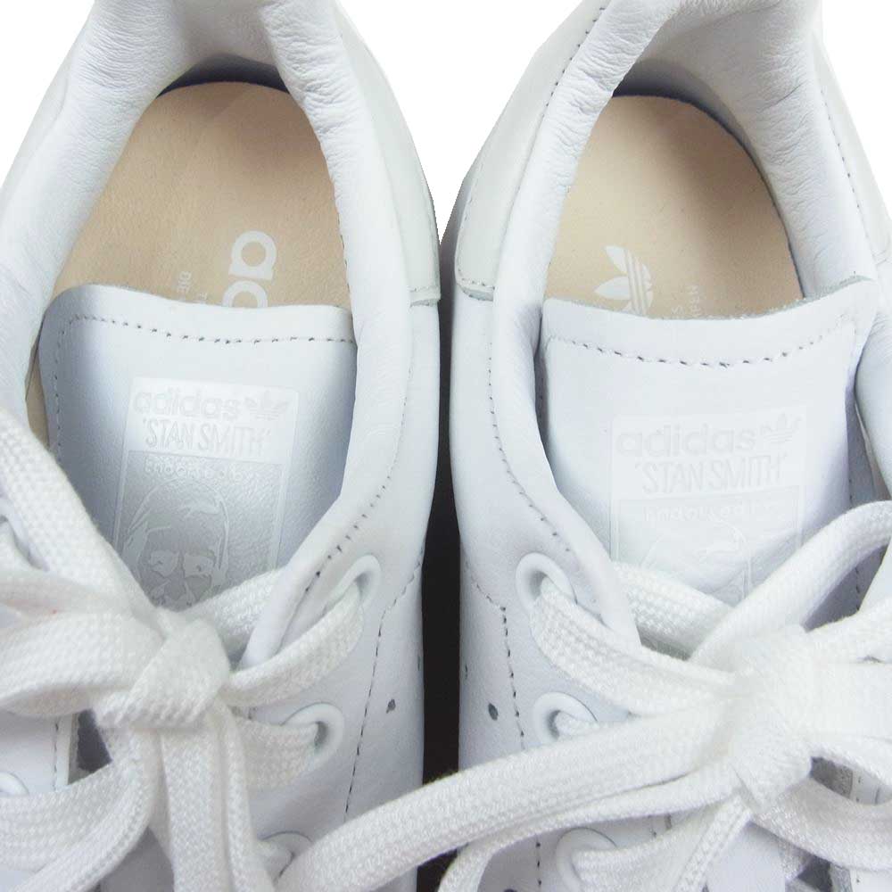adidas アディダス CQ2198 STAN SMITH スタンスミス レザー スニーカー ホワイト系 22.5cm【極上美品】【中古】