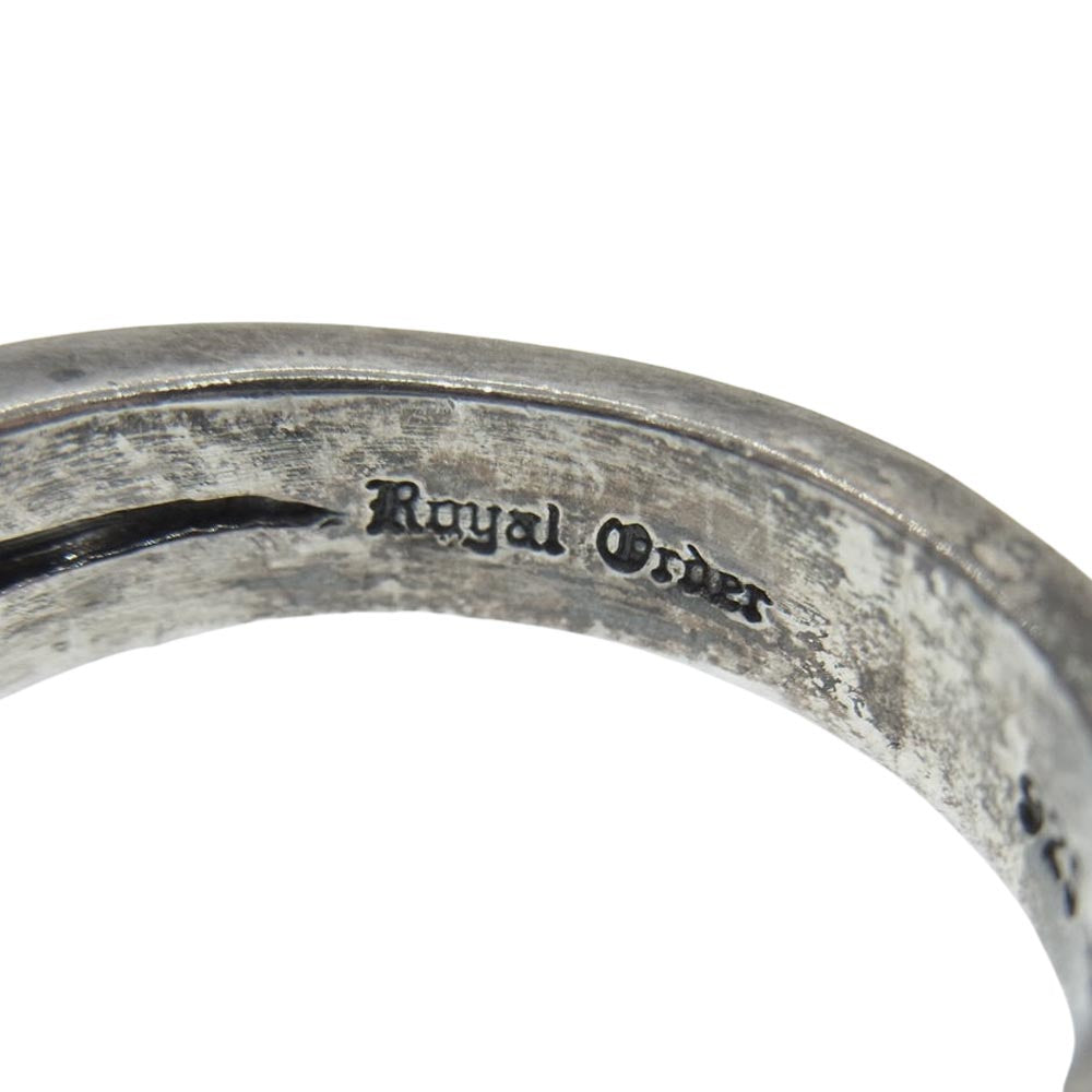 ROYAL ORDER ロイヤルオーダー デミ クラウン リング シルバー系 22号