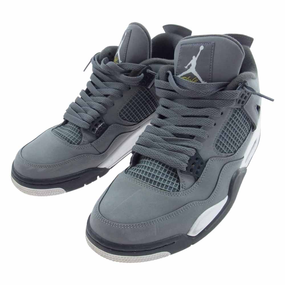 NIKE AIR JORDAN ナイキ ジョーダン 308497-007 4 Cool Grey クール グレー スニーカー グレー系 29.0cm【中古】