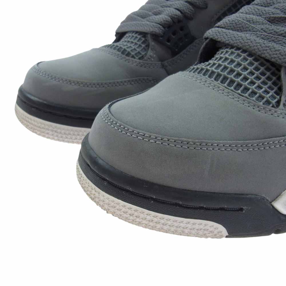 NIKE AIR JORDAN ナイキ ジョーダン 308497-007 4 Cool Grey クール グレー スニーカー グレー系 29.0cm【中古】
