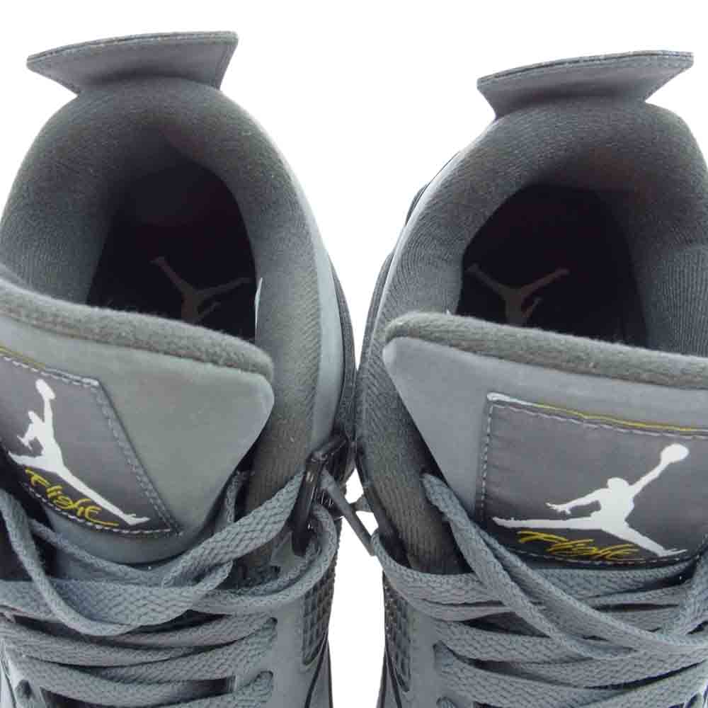 NIKE AIR JORDAN ナイキ ジョーダン 308497-007 4 Cool Grey クール グレー スニーカー グレー系 29.0cm【中古】