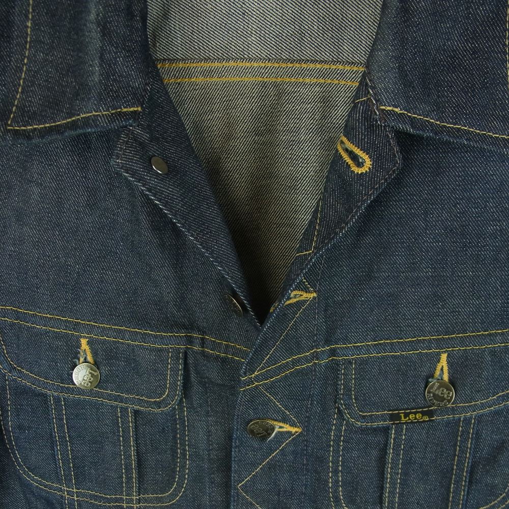 Lee リー 1411 三角タグ 復刻 デニム ジャケット ジージャン インディゴブルー系 S【中古】
