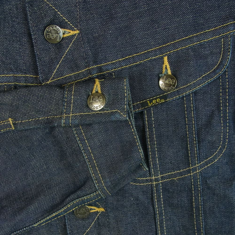 Lee リー 1411 三角タグ 復刻 デニム ジャケット ジージャン インディゴブルー系 S【中古】