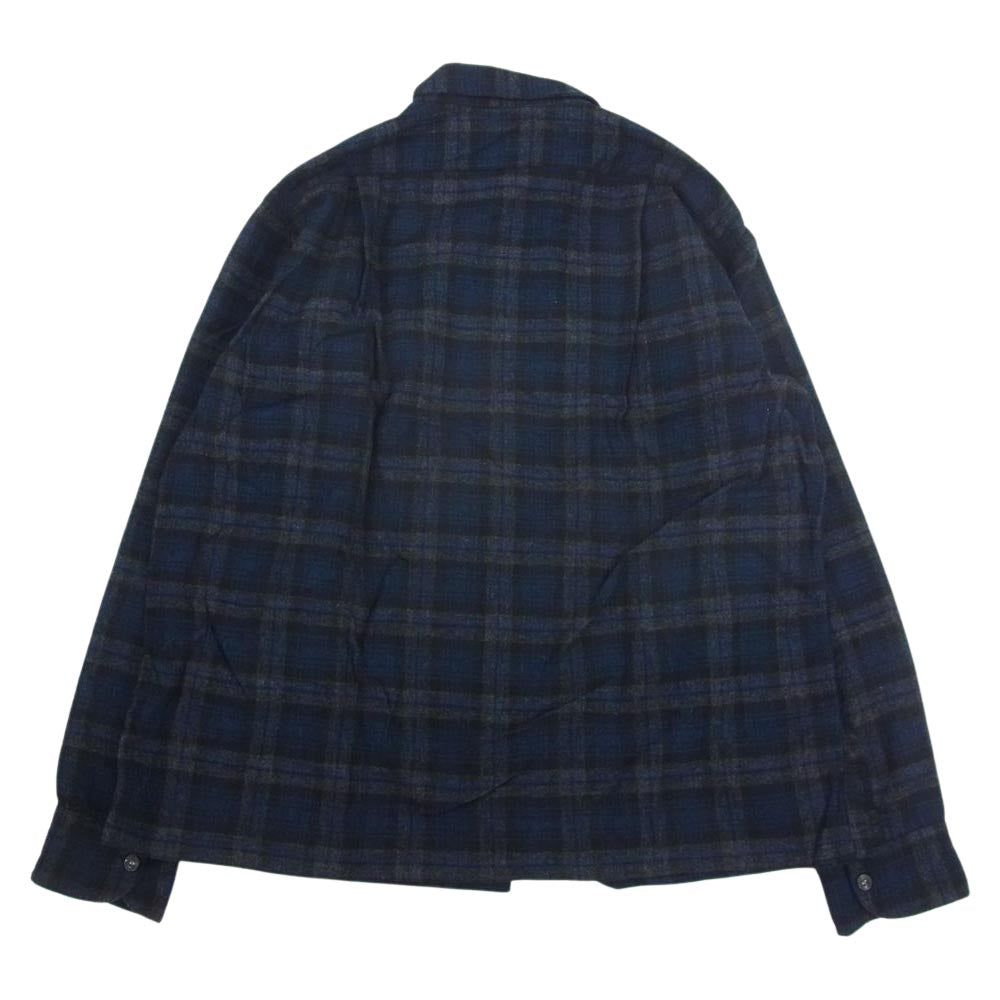 PENDLETON ペンドルトン ヴィンテージ 50s 60s WOOLEN MILLS PWMタグ ウール チェック 長袖 シャツ L【中古】