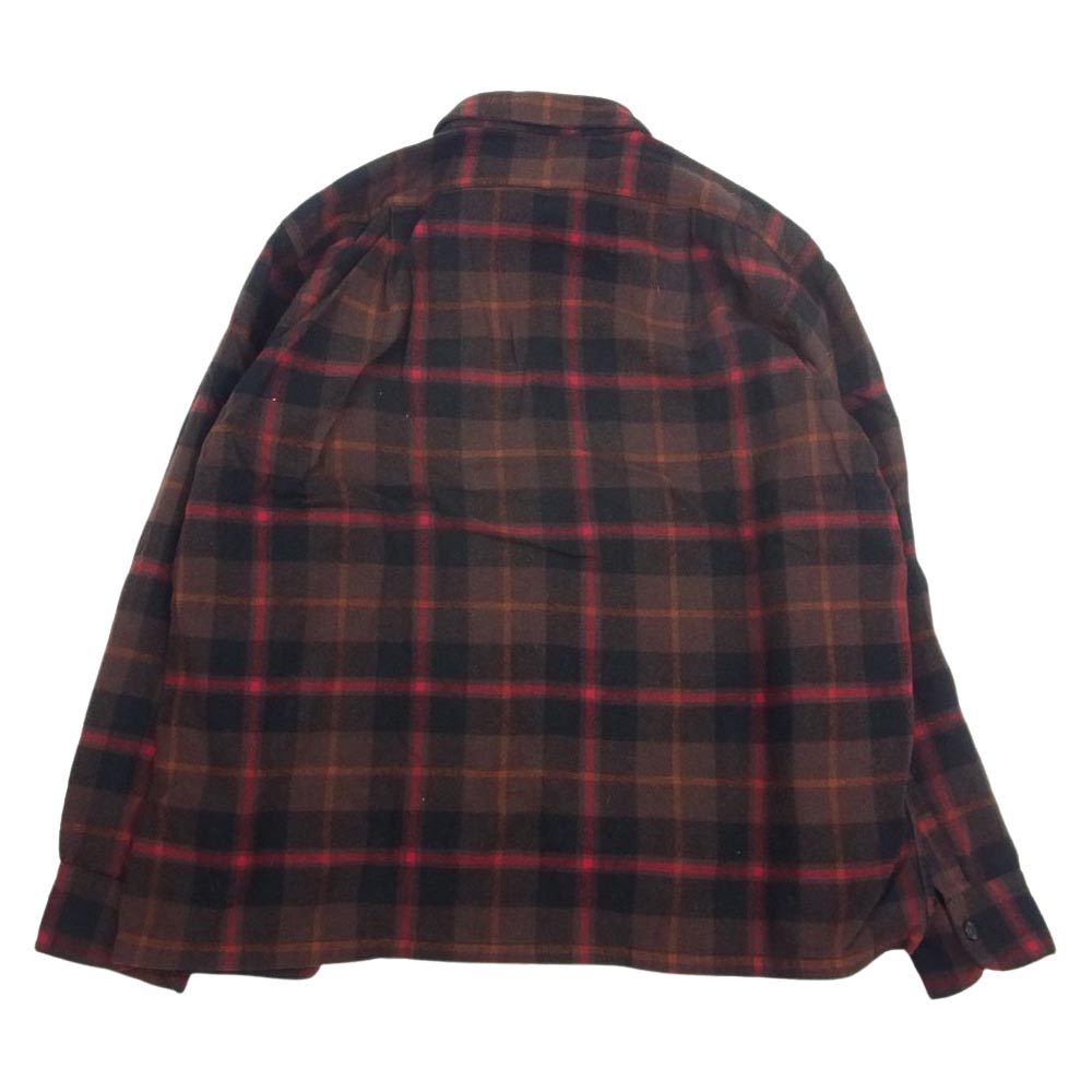 PENDLETON ペンドルトン ヴィンテージ 60s 70s PURE VIRGIN WOOL ウール チェック 長袖 ネルシャツ L【中古】