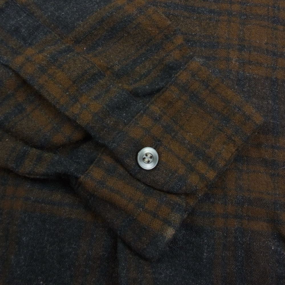 PENDLETON ペンドルトン ヴィンテージ 50s 60s WOOLEN MILLS PWMタグ ウール チェック 長袖 シャツ L【中古】