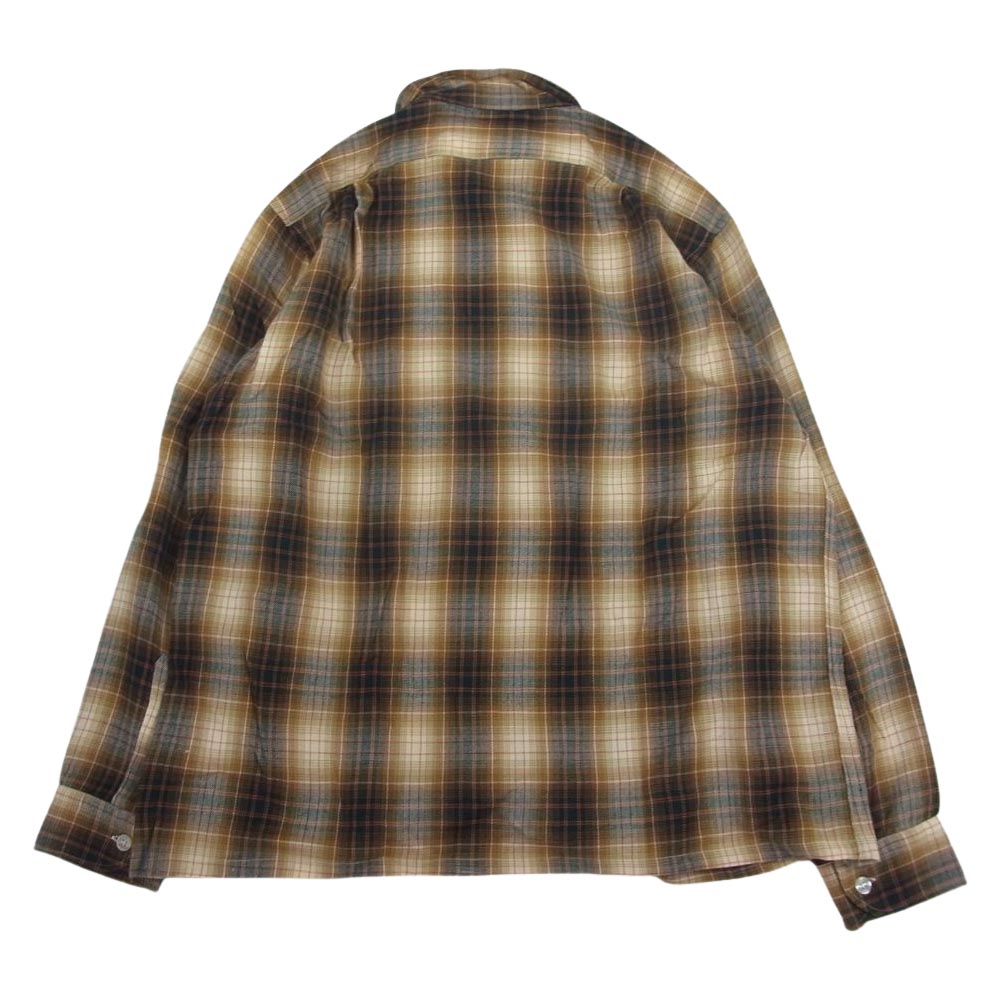 PENDLETON ペンドルトン ヴィンテージ 50s USA製 SIRタグ ウール チェック 長袖 シャツ L【中古】