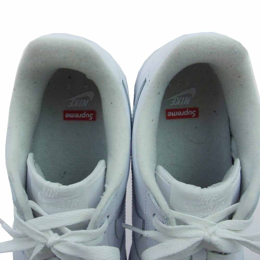 NIKE ナイキ  CU9225-100 Supreme  Air Force 1 Low White シュプリーム エアフォース1 ロー ホワイト スニーカー ホワイト系 26.5cm【中古】
