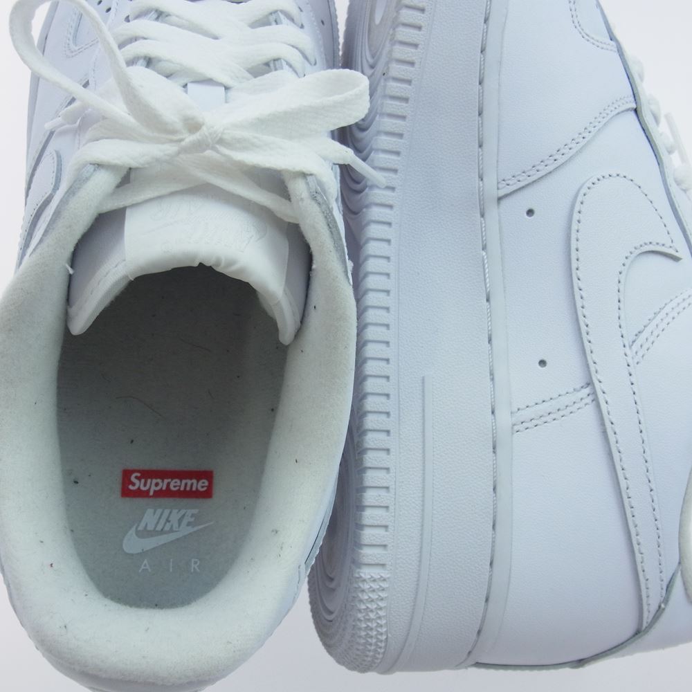 NIKE ナイキ  CU9225-100 Supreme  Air Force 1 Low White シュプリーム エアフォース1 ロー ホワイト スニーカー ホワイト系 26.5cm【中古】