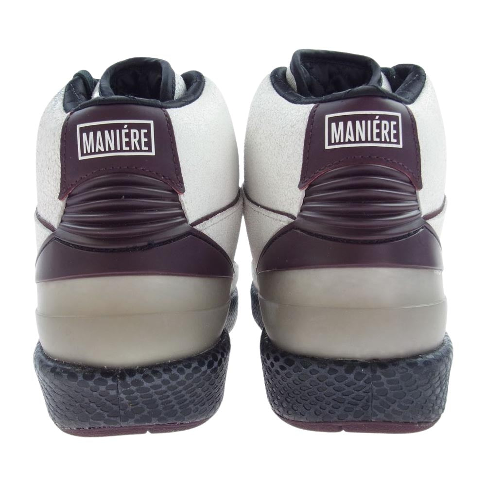 NIKE AIR JORDAN ナイキ ジョーダン DO7216-100 2 A Ma Maniere Airness/Sail and Burgundy アママニエール エアネス/セイル アンド バーガンディー スニーカー ホワイト系 26.0cm【中古】