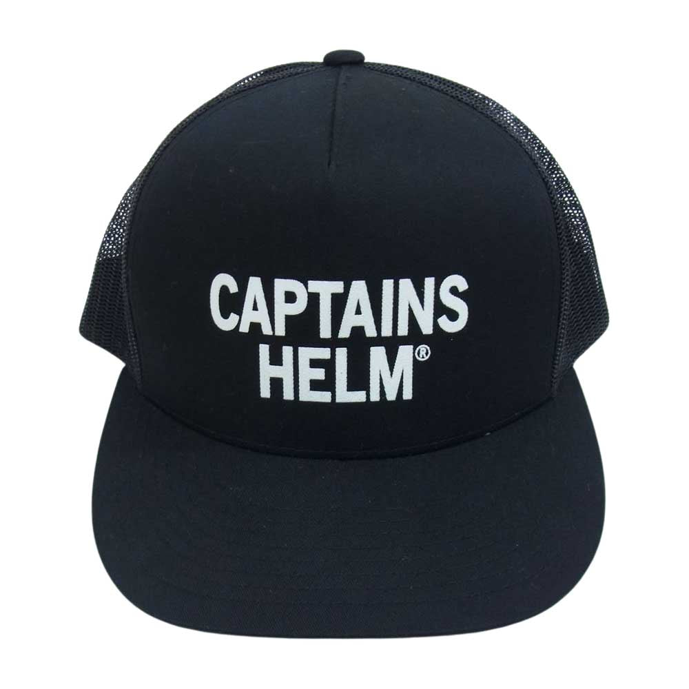キャプテンズヘルム CH23-SS-C08 TM LOGO MESH CAP ロゴ メッシュ キャップ ブラック系 F【極上美品】【中古】
