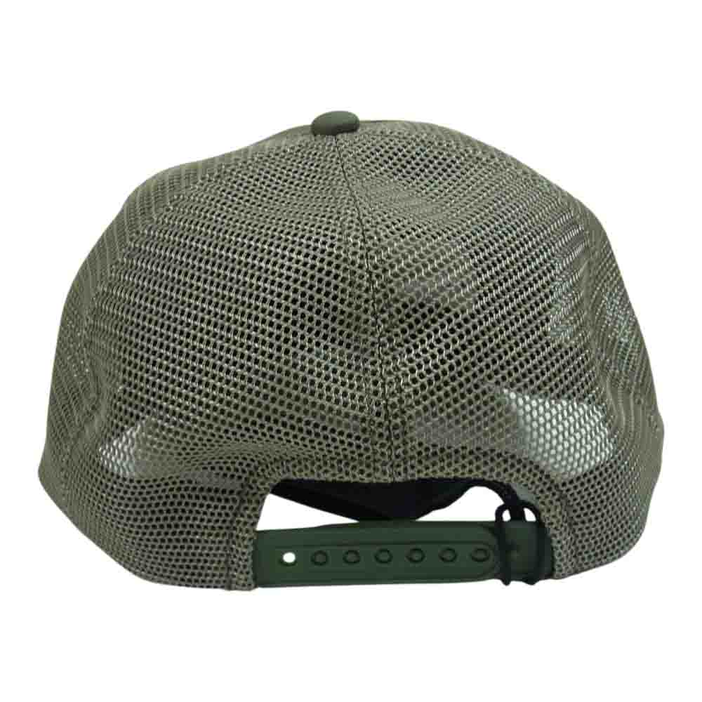 NEIGHBORHOOD ネイバーフッド 23SS 231YGNH-HT02S LOGO PRINT MESH CAP ロゴ プリント メッシュ キャップ カーキ系 F【極上美品】【中古】