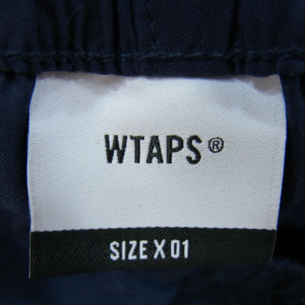 WTAPS ダブルタップス 23SS 231BRDT-PTM10  SHORTS CTPL. WEATHER. SIGN ショーツ ハーフ パンツ ネイビー系 01【美品】【中古】