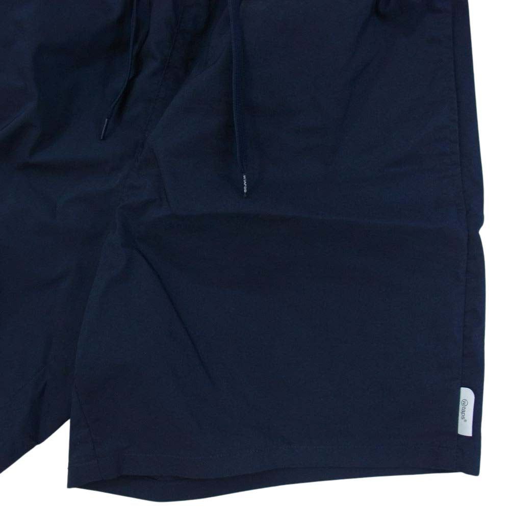WTAPS ダブルタップス 23SS 231BRDT-PTM10  SHORTS CTPL. WEATHER. SIGN ショーツ ハーフ パンツ ネイビー系 01【美品】【中古】