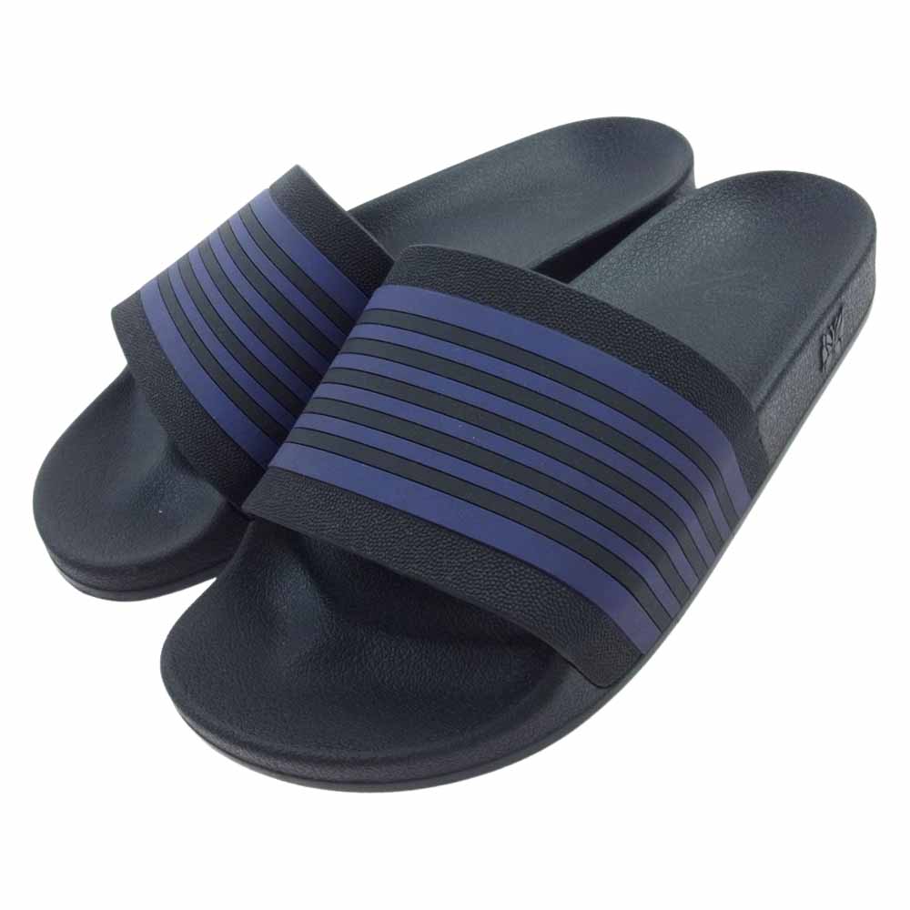 Needles ニードルス IN410 Shower Sandals Track Line トラックライン サンダル ブラック系 パープル系 42【中古】