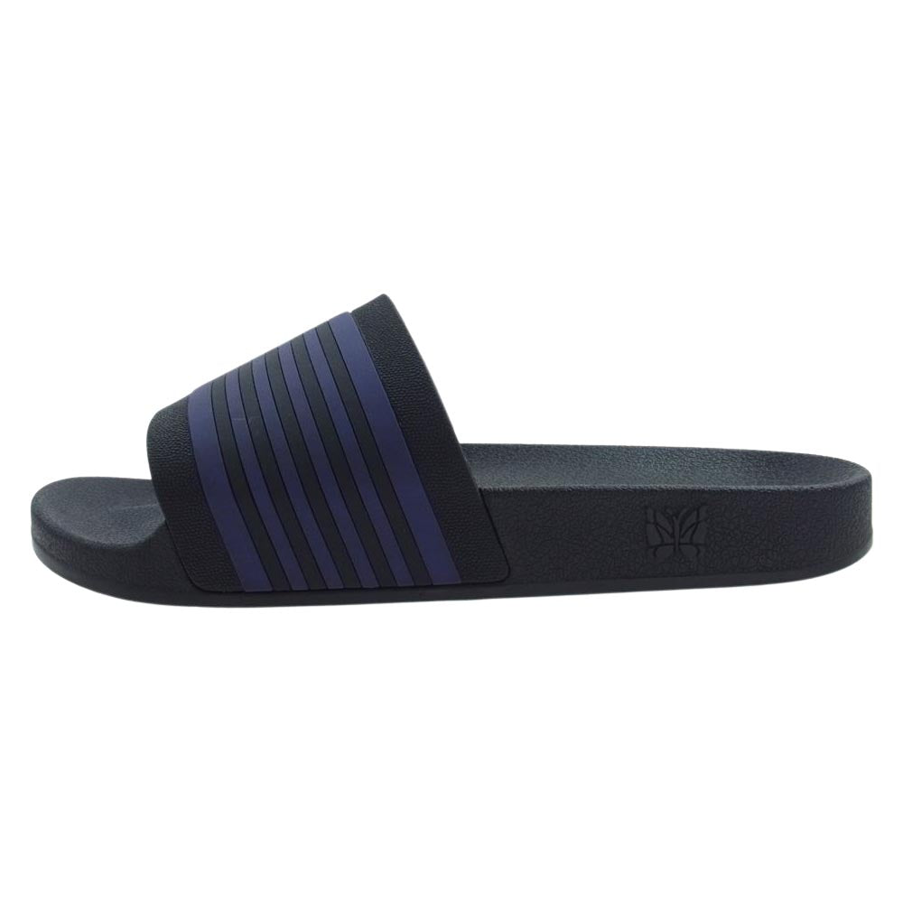 Needles ニードルス IN410 Shower Sandals Track Line トラックライン サンダル ブラック系 パープル系 42【中古】