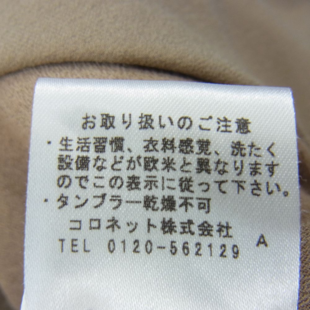 LANVIN ランバン W0-2064-1008-P4B ノースリーブ ワンピース ブラウン系 34【中古】