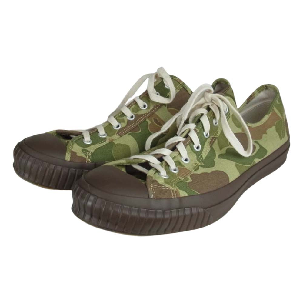 ジョン ロフグレン JLB Champion Sneakers USMC Camo チャンピオン スニーカー カーキ系 9.5【中古】