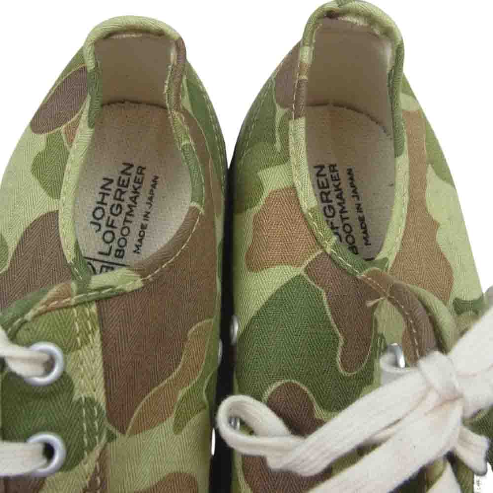 ジョン ロフグレン JLB Champion Sneakers USMC Camo チャンピオン スニーカー カーキ系 9.5【中古】