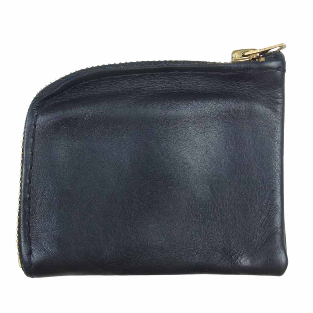 LANGLITZ LEATHERS ラングリッツレザーズ レザー コイン ウォレット コインケース 小銭入れ ブラック系【中古】