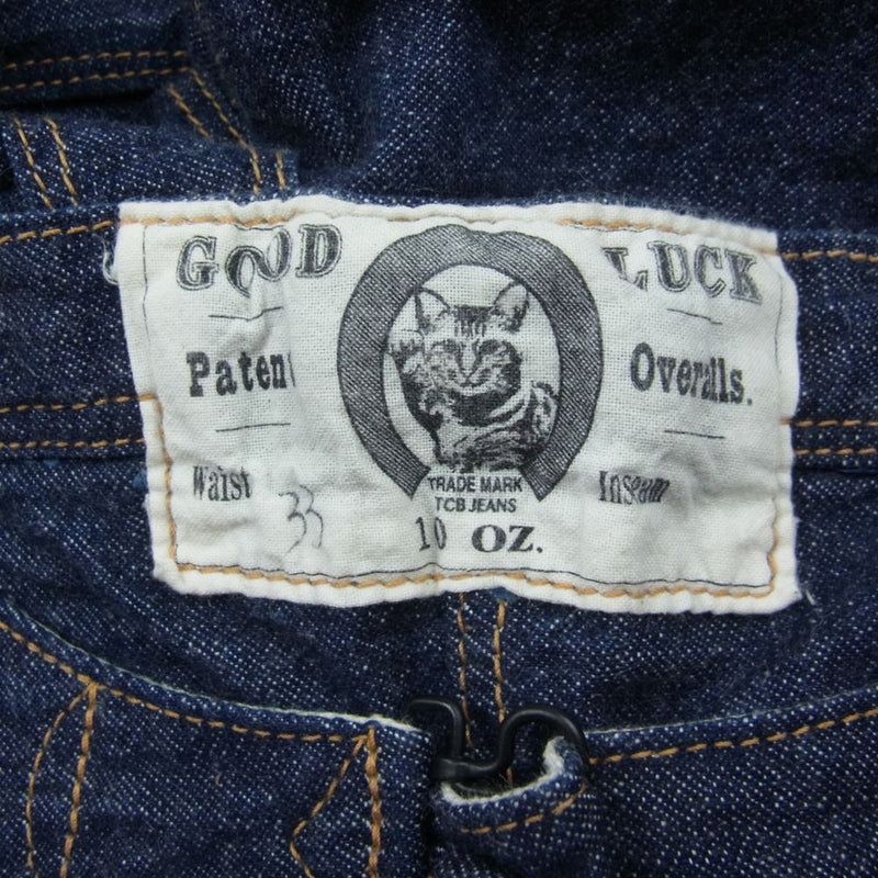 ティーシービー ジーンズ Good Luck Jeans 10オンス ライトオンス デニム パンツ インディゴブルー系 33【中古】