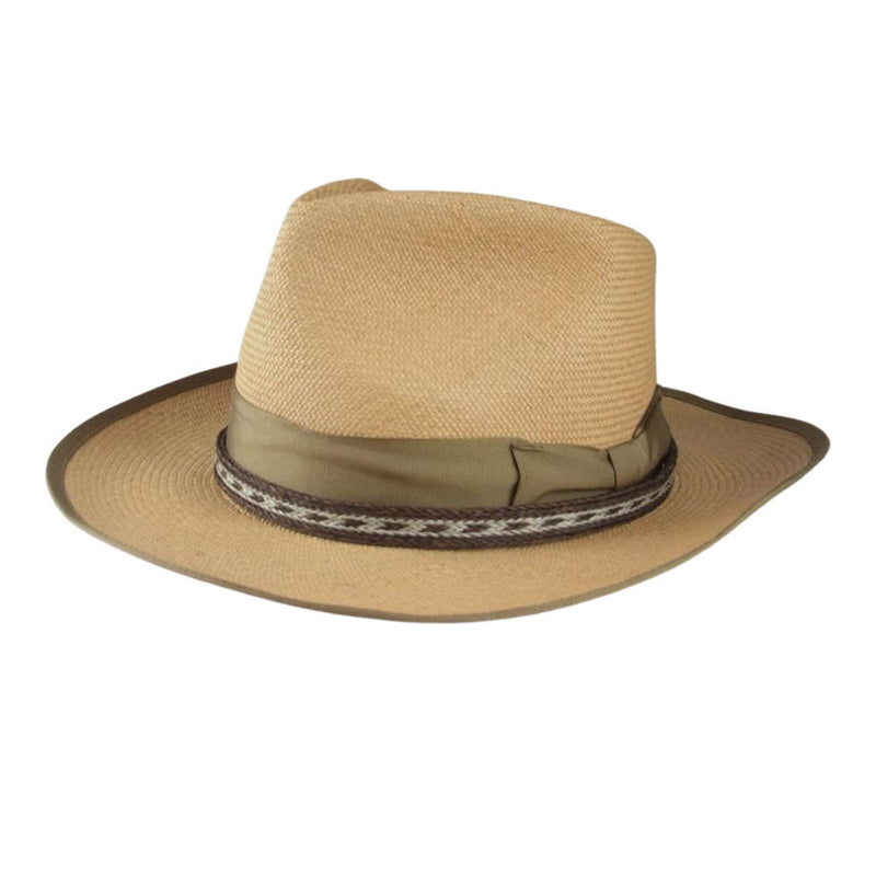 ザ ファット ハッター Grade20 Panama Quality パナマ ハット 帽子 ベージュ系 7 3/8【中古】