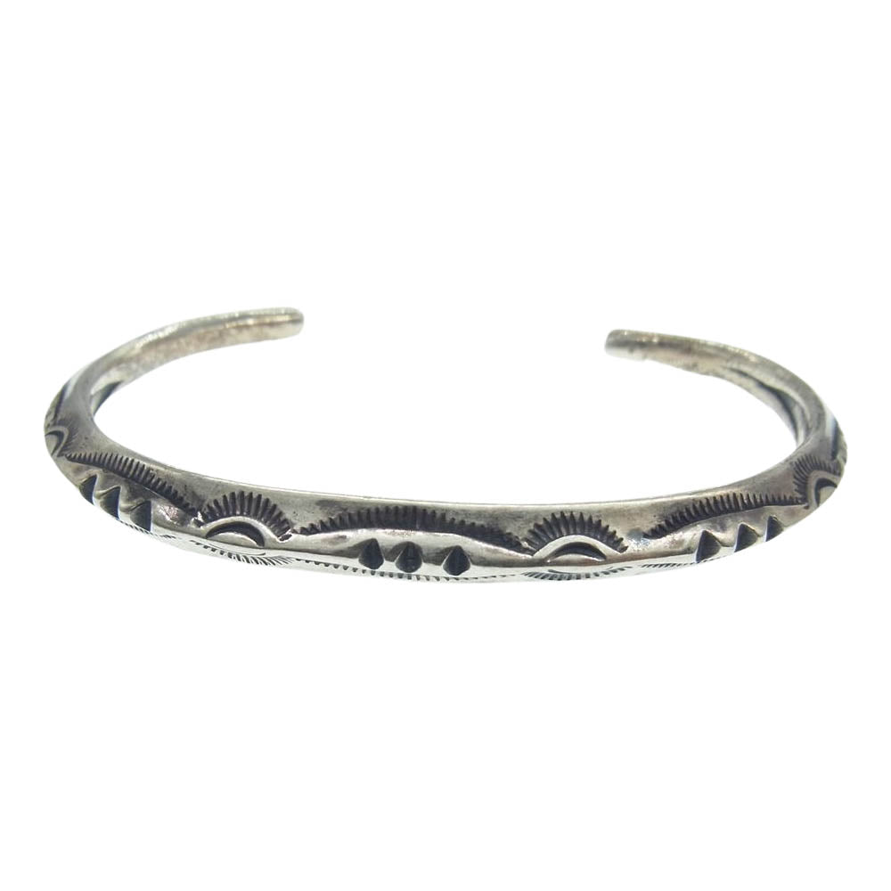 LARRY SMITH ラリースミス THIN TRIANGLE BANGLE BRACELET トライアングル バングル ブレスレット シルバー系【中古】