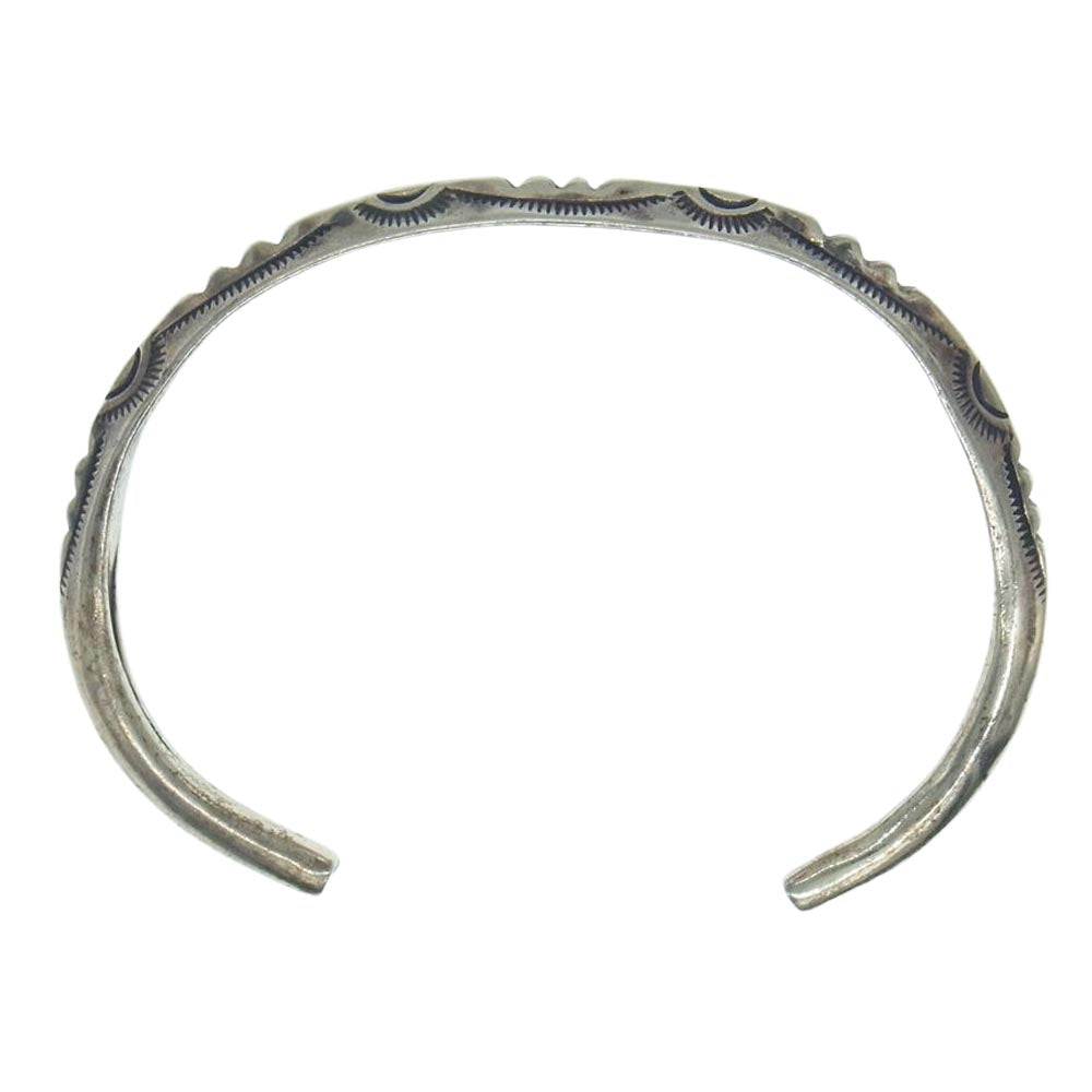 LARRY SMITH ラリースミス THIN TRIANGLE BANGLE BRACELET トライアングル バングル ブレスレット シルバー系【中古】