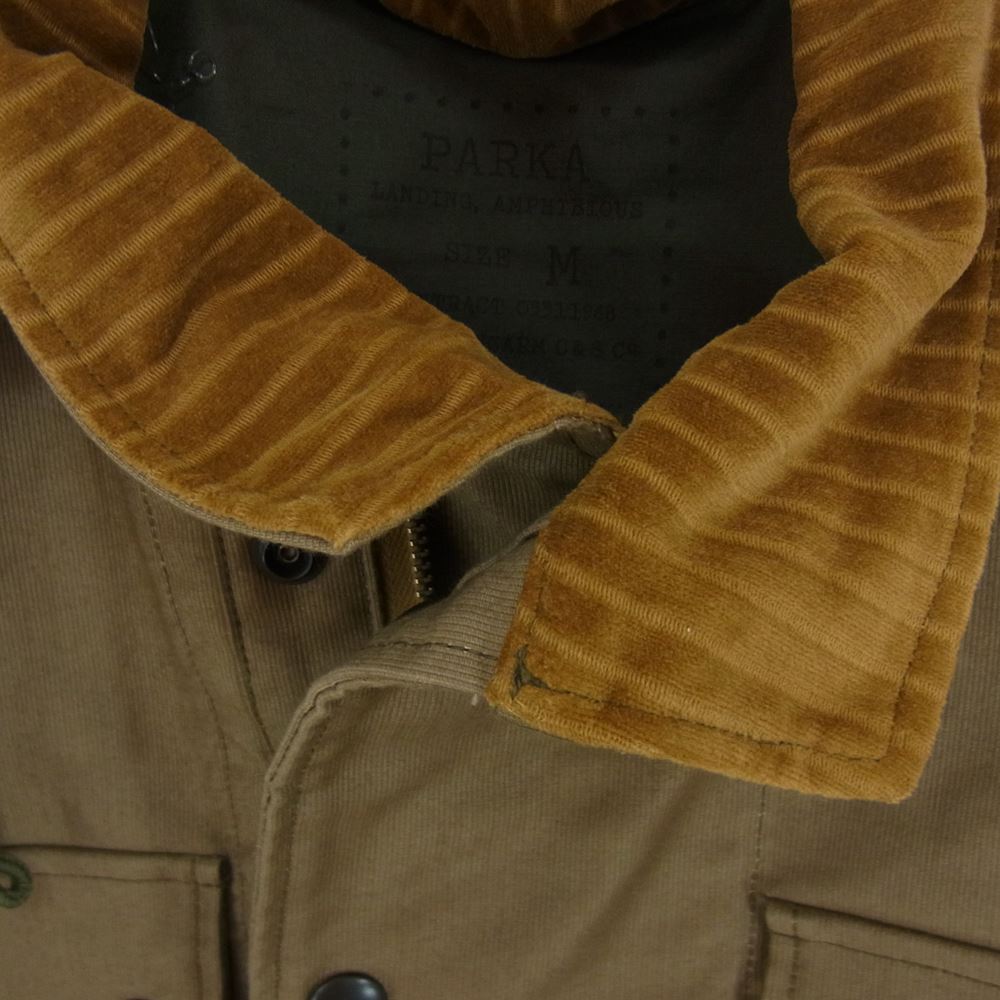 WAREHOUSE ウエアハウス JG-08 John Gluckowジョングラッコー WW2 The Landing Coat ランディング コート ミリタリー ジャケット カーキ カーキ系 M【美品】【中古】