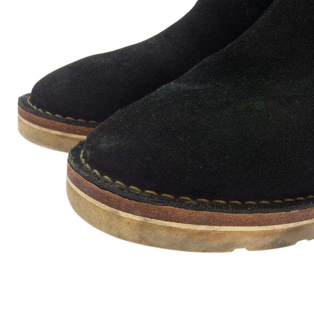 WESCO ウエスコ CUSTOM BOSS カスタム ボス ブラック スエード × レザー アッパー ステッチ エンジニア ブーツ ブラック系 US6.5E【中古】