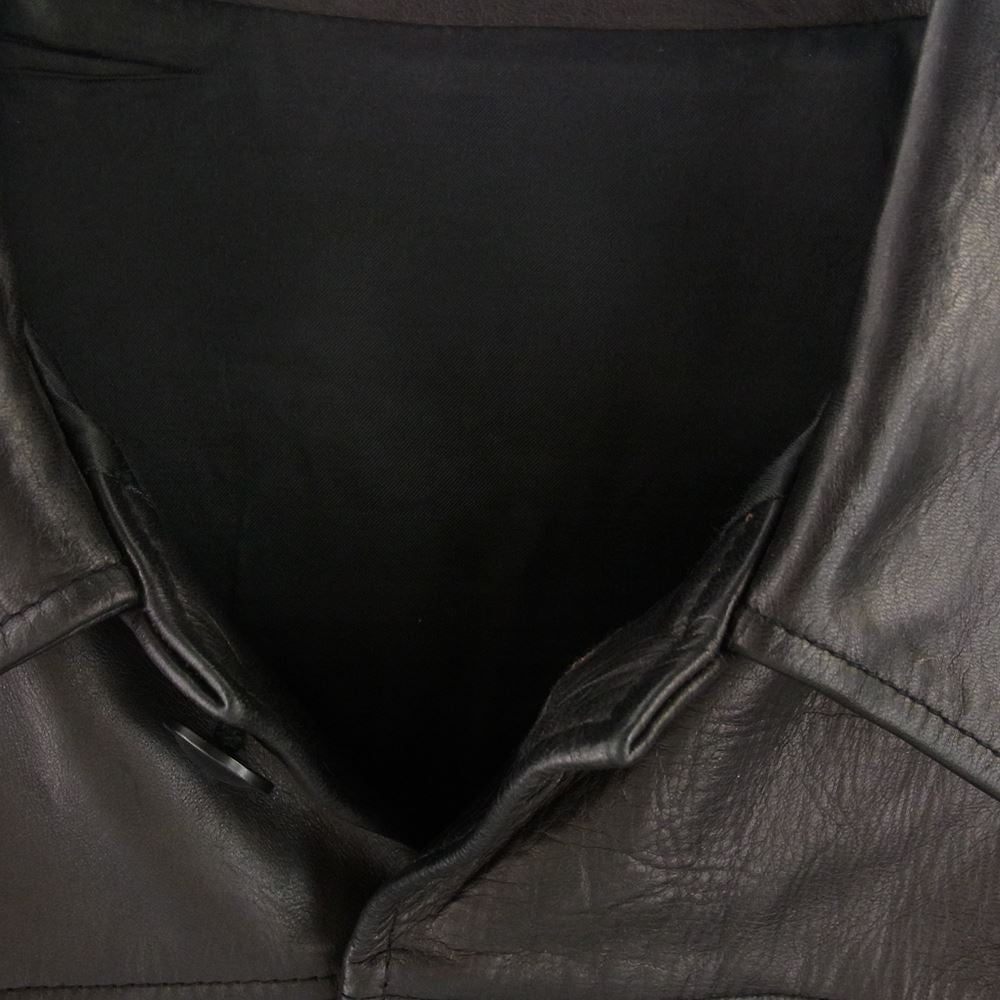 WAREHOUSE ウエアハウス Lot 2147 1ST TYPE LEATHER JACKET ホースハイド ファーストタイプ レザー ジャケット ブラック ブラック系 40【中古】