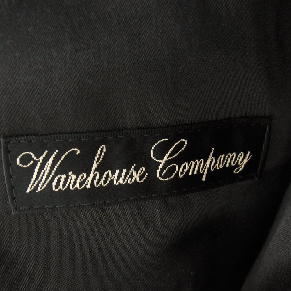 WAREHOUSE ウエアハウス Lot 2147 1ST TYPE LEATHER JACKET ホースハイド ファーストタイプ レザー ジャケット ブラック ブラック系 40【中古】