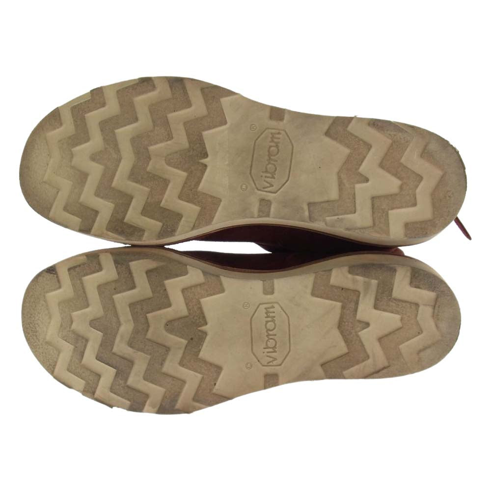 WESCO ウエスコ × Lynch Silversmith リンチ シルバースミス カスタム ボス ラフアウト ダブルピン バックル ダブル ロング トップストラップ エンジニア ブーツ ワインレッド系 US9.5D【中古】