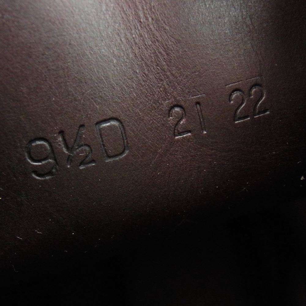 WESCO ウエスコ × Lynch Silversmith リンチ シルバースミス カスタム ボス ラフアウト ダブルピン バックル ダブル ロング トップストラップ エンジニア ブーツ ワインレッド系 US9.5D【中古】