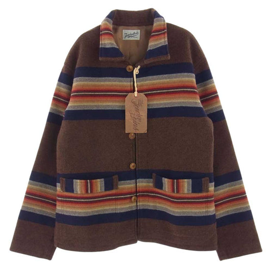 TENDERLOIN テンダーロイン T-RUG JKT ラグ ジャケット ブラウン系 S【美品】【中古】