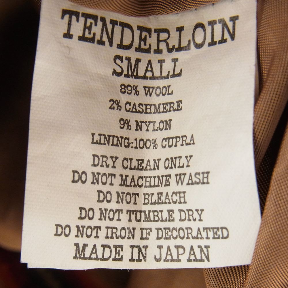 TENDERLOIN テンダーロイン T-RUG JKT ラグ ジャケット ブラウン系 S【美品】【中古】