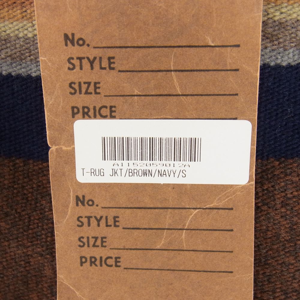 TENDERLOIN テンダーロイン T-RUG JKT ラグ ジャケット ブラウン系 S【美品】【中古】