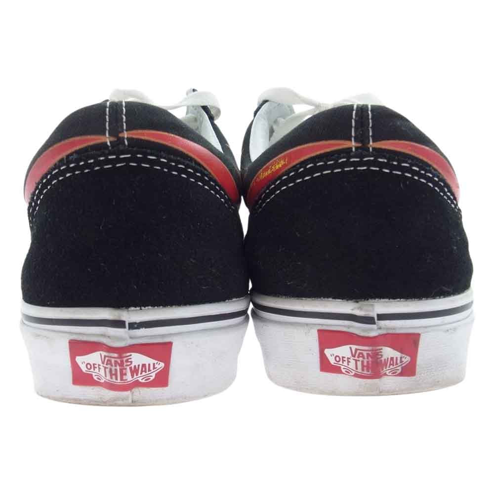 VANS バンズ オールドスクール ファイアパターン スニーカー ブラック系 28.0cm【中古】